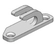FS6783 Zinc alloy lock rod fixing parts PA lock rod pull rod guide RG003-5