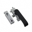 FS7159 Black powder Alloy Industrial oven door lock compression handle latch