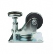 FS7160 SK6-Z75102P Heavy Duty Swivel Rubber Casters Large Equipment with Adjustable Support Casters