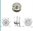 FS6982 Disc damping shaft hinge Intelligent robot arm joint circular built-in shaft
