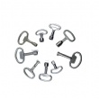 Zinc alloy key metal key for Industrial MS camlock